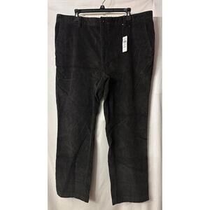 NWT LL Bean Mens Charcoal Gray Casual Corduroy Pants Slacks Trousers‎ Size 40x30
